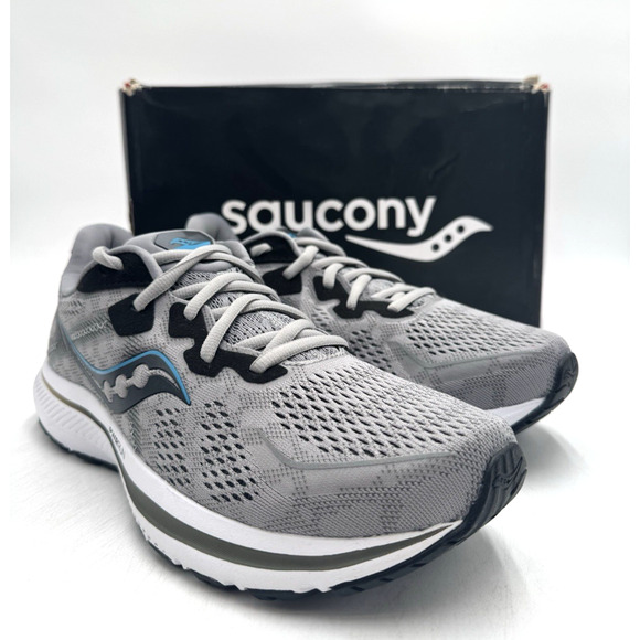 Saucony OMNI 20 Men's NEW Running Sneaker Grey US Size 8.5 Medium - Picture 1 of 11